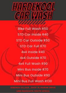 hardekool car wash sebenza nursery local first