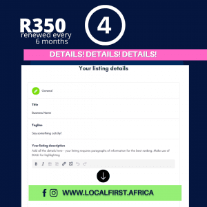 how to add a listing local first category