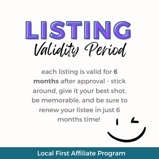 local first affiliate program