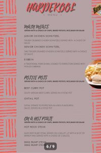 hardekool menu local first sebenza